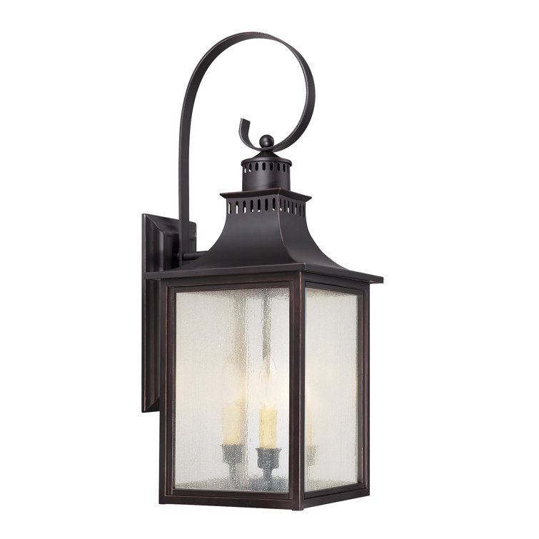 Red Barrel Studio® Monte Grande 3Light Outdoor Wall Lantern in English